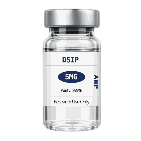 DSIP research peptide vial