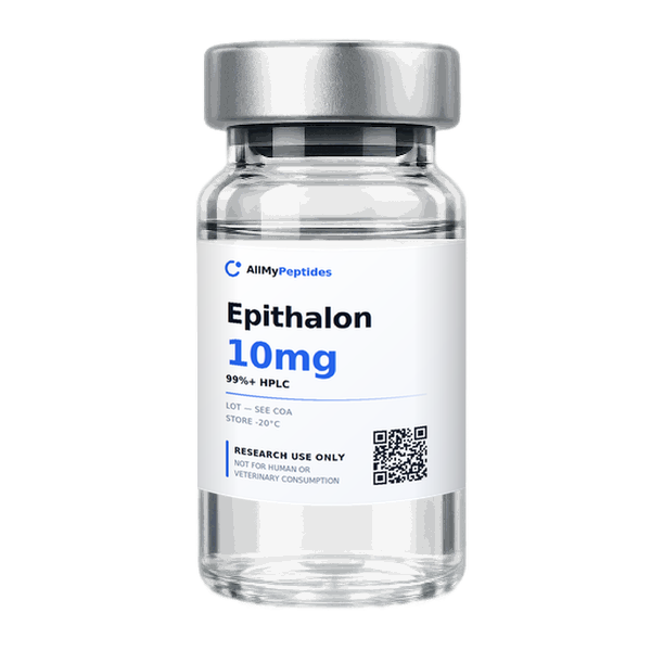 Epithalon research peptide vial for laboratory studies