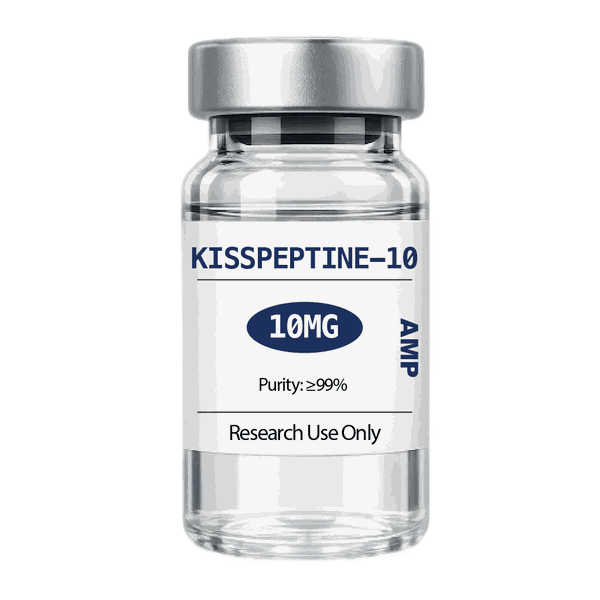 Kisspeptin-10 10mg research peptide vial for reproductive hormone studies