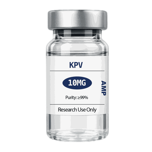 KPV research peptide vial for laboratory studies
