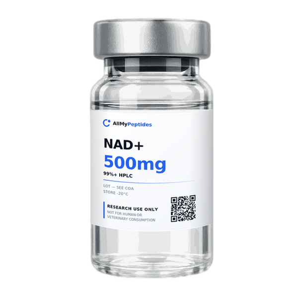NAD+ research peptide vial for laboratory studies