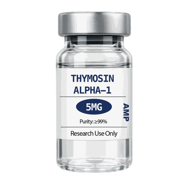 Thymosin Alpha-1 research peptide vial for laboratory studies